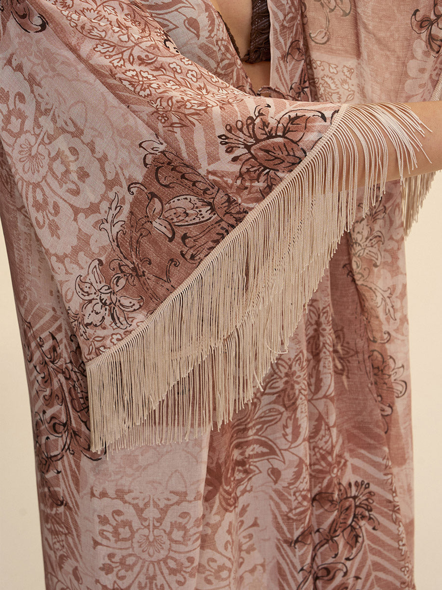 Bohemian Tribal Fringe Cover-Up