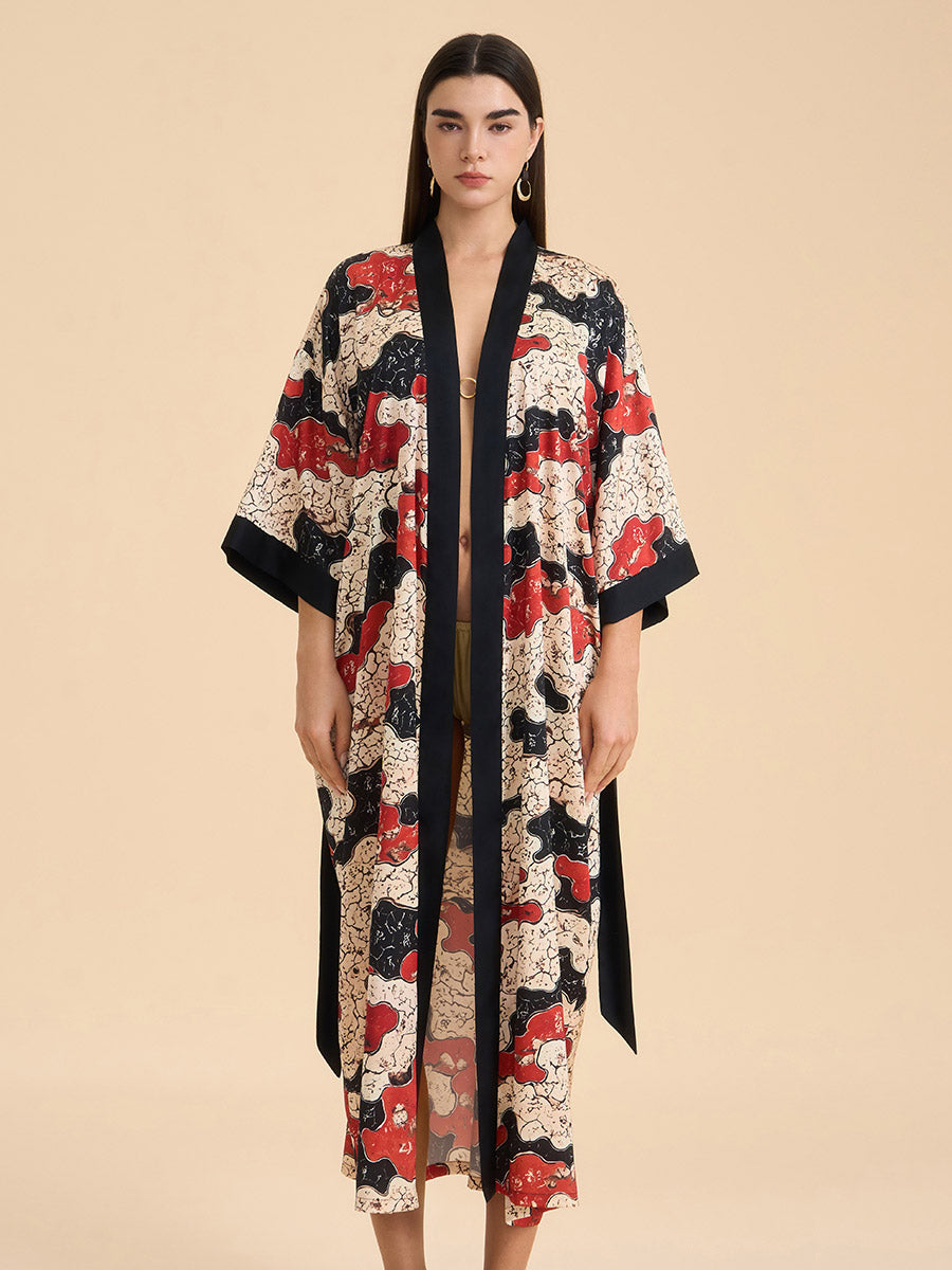 Satin Kimono Robe