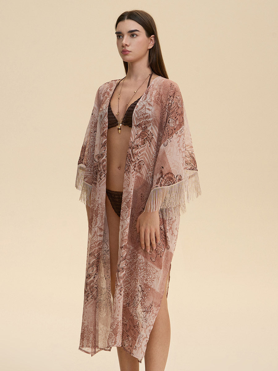 Bohemian Tribal Fringe Cover-Up