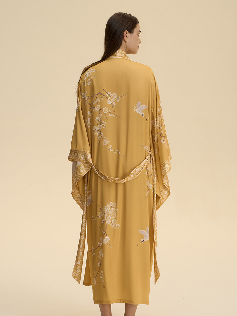Crane & Plum Satin Robe