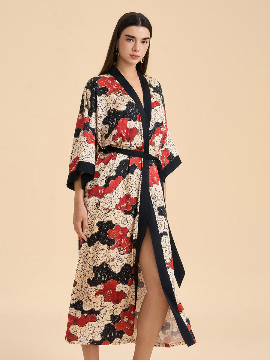 Satin Kimono Robe