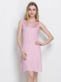 Sleeveless Silk Slip Dress Nightwear